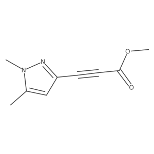 Methyl 3-(1,5-dimethyl-1H-pyrazol-3-yl)prop-2-ynoate Structure