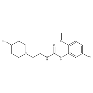 1-(5-Chloro-2-methoxyphenyl)-3-(2-(4-hydroxypiperidin-1-yl)ethyl)urea Structure