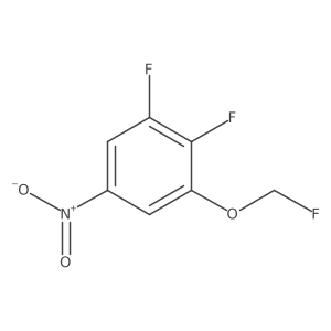 1,2-Difluoro-3-fluoromethoxy-5-nitrobenzene结构式