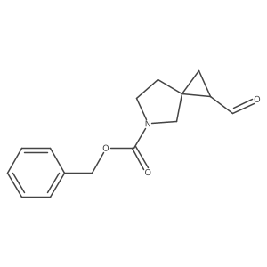 Benzyl 1-formyl-5-azaspiro[2.4]heptane-5-carboxylate Structure
