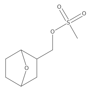 {7-Oxabicyclo[2.2.1]heptan-2-yl}methyl methanesulfonate Structure
