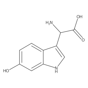 2-Amino-2-(6-hydroxy-1H-indol-3-yl)acetic acid Structure