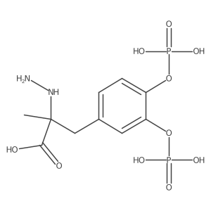L-Carbidopa-3', 4'-Diphosphate结构式