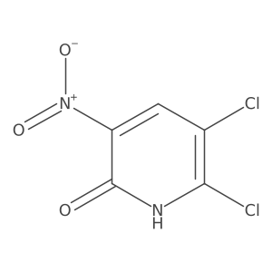 5,6-Dichloro-3-nitro-2(1h)-pyridinone结构式