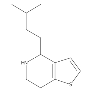 4-(3-Methylbutyl)-4H,5H,6H,7H-thieno[3,2-c]pyridine Structure
