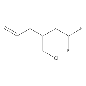 4-(Chloromethyl)-6,6-difluorohex-1-ene Structure