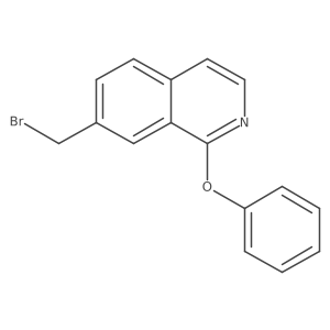 7-Bromomethyl-1-phenoxyisoquinoline结构式