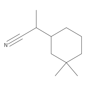 2-(3,3-Dimethylcyclohexyl)propanenitrile Structure
