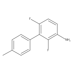 2,4-Difluoro-3-(4-methylphenyl)aniline Structure