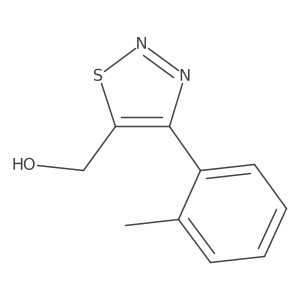 [4-(2-Methylphenyl)-1,2,3-thiadiazol-5-yl]methanol Structure