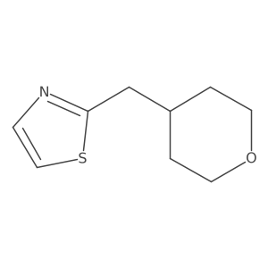 2-[(Oxan-4-yl)methyl]-1,3-thiazole结构式