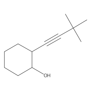 (1S,2R)-2-(3,3-dimethylbut-1-yn-1-yl)cyclohexan-1-ol结构式