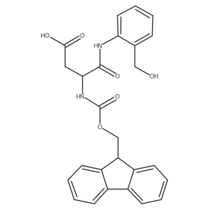 3-({[(9H-fluoren-9-yl)methoxy]carbonyl}amino)-3-{[2-(hydroxymethyl)phenyl]carbamoyl}propanoic acid Structure