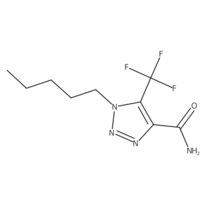 1-pentyl-5-(trifluoromethyl)-1H-1,2,3-triazole-4-carboxamide Structure