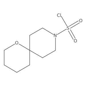 1-Oxa-9-azaspiro[5.5]undecane-9-sulfonyl chloride结构式