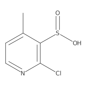 2-Chloro-4-methylpyridine-3-sulfinic acid结构式