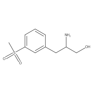 2-Amino-3-(3-methanesulfonylphenyl)propan-1-ol Structure