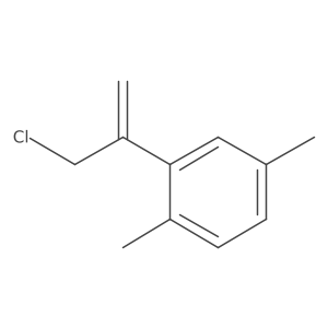 2-(3-Chloroprop-1-en-2-yl)-1,4-dimethylbenzene Structure