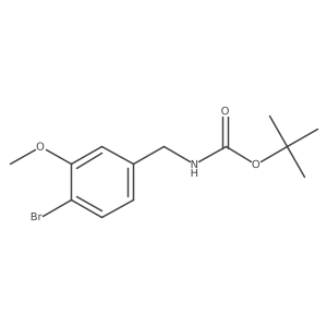 tert-Butyl 4-bromo-3-methoxybenzylcarbamate Structure