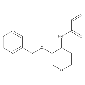 N-(3-Phenylmethoxyoxan-4-yl)prop-2-enamide Structure