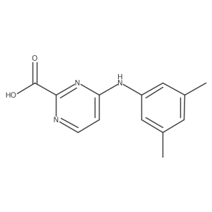 4-[(3,5-Dimethylphenyl)amino]pyrimidine-2-carboxylic acid Structure