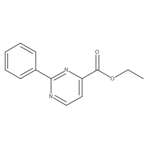 Ethyl 2-phenylpyrimidine-4-carboxylate Structure