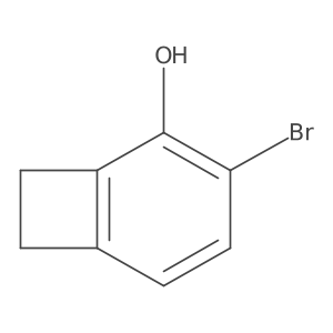 3-Bromobicyclo[4.2.0]octa-1,3,5-trien-2-ol Structure