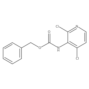 benzyl N-(2,4-dichloropyridin-3-yl)carbamate Structure