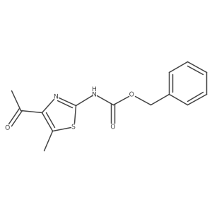 benzyl N-(4-acetyl-5-methyl-1,3-thiazol-2-yl)carbamate Structure