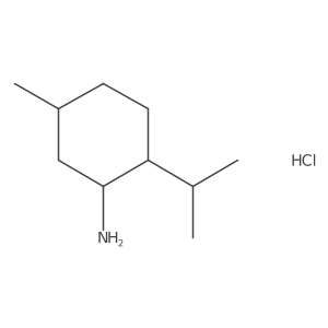 (1R,2R,5R)-2-Isopropyl-5-methylcyclohexanamine hydrochloride Structure