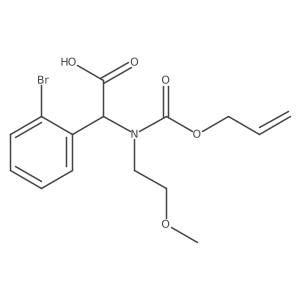 2-(2-Bromophenyl)-2-[(2-methoxyethyl)[(prop-2-en-1-yloxy)carbonyl]amino]acetic acid结构式