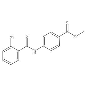 4-[(2-aminobenzoyl)amino]Benzoic acid methyl ester Structure