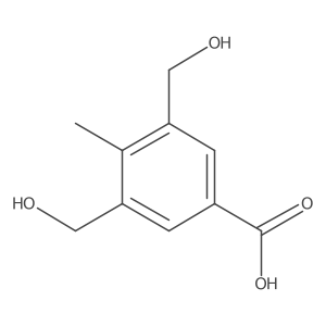 3,5-Bis(hydroxymethyl)-4-methylbenzoic acid Structure