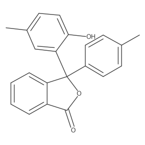 3-(2-Hydroxy-5-methylphenyl)-3-(4-methylphenyl)-1(3H)-isobenzofuranone Structure