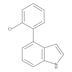 4-(2-chlorophenyl)-1H-indole Structure