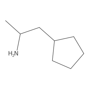 (2S)-1-cyclopentylpropan-2-amine Structure