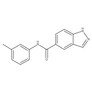 N-(m-tolyl)-1H-indazole-5-carboxamide结构式