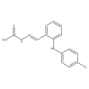 2-[[2-[(4-Chlorophenyl)amino]phenyl]methylene]hydrazinecarboxamide结构式