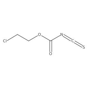 Carbon(isothiocyanatidic) acid, 2-chloroethyl ester Structure