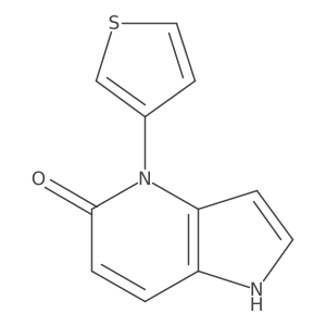 5h-Pyrrolo[3,2-b]pyridin-5-one,1,4-dihydro-4-(3-thienyl)- Structure