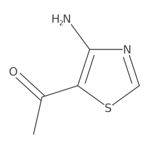 1-(4-Aminothiazol-5-yl)ethanone结构式