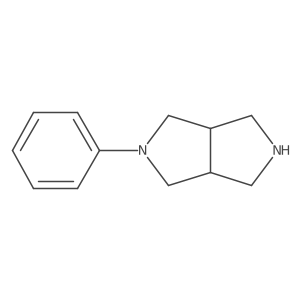 rel-(3aR,6aS)-Octahydro-2-phenylpyrrolo[3,4-c]pyrrole结构式