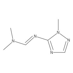 N,N-Dimethyl-N'-(1-methyl-1H-1,2,4-triazol-5-yl)formimidamide结构式