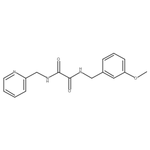 N1-(3-methoxybenzyl)-N2-(pyridin-2-ylmethyl)oxalamide Structure