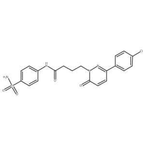 4-(3-(4-chlorophenyl)-6-oxopyridazin-1(6H)-yl)-N-(4-sulfamoylphenyl)butanamide Structure