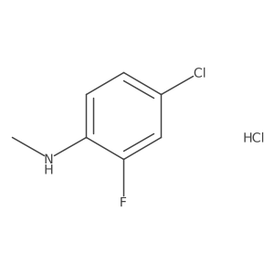4-Chloro-2-fluoro-n-methylaniline hydrochloride Structure