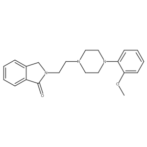2-{2-[4-(2-Methoxy-phenyl)-piperazin-1-yl]-ethyl}-2,3-dihydro-isoindol-1-one结构式