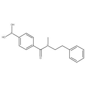 (4-(Methyl(phenethyl)carbamoyl)phenyl)boronic acid Structure