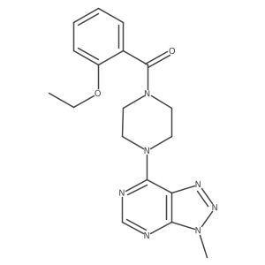 1-(2-ethoxybenzoyl)-4-{3-methyl-3H-[1,2,3]triazolo[4,5-d]pyrimidin-7-yl}piperazine Structure