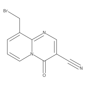 9-(Bromomethyl)-4-oxo-4H-pyrido[1,2-a]pyrimidine-3-carbonitrile Structure